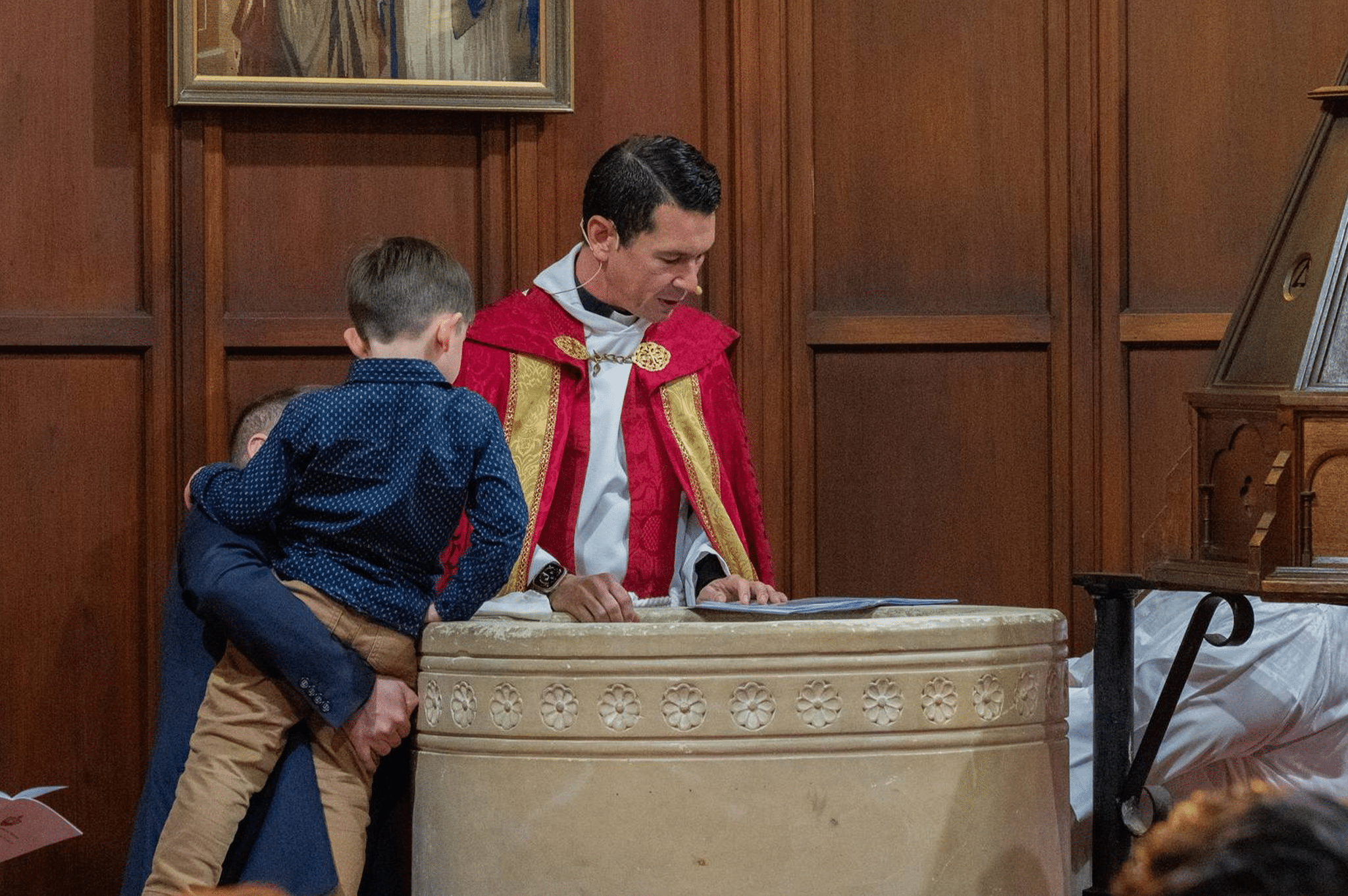 Te Mīhana Māori - Te Ana Tapu, Holy Sepulchre - Baptism