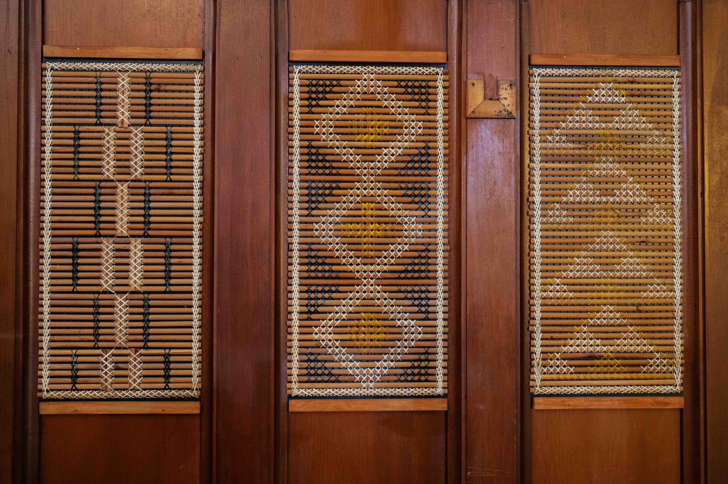 Te Mīhana Māori - Tukutuku Panel 4 - Te Ana Tapu (Church of the Holy Sepulchre), Auckland