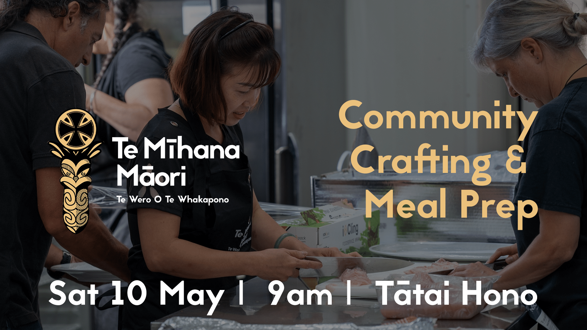 Community crafting and meal prep – May