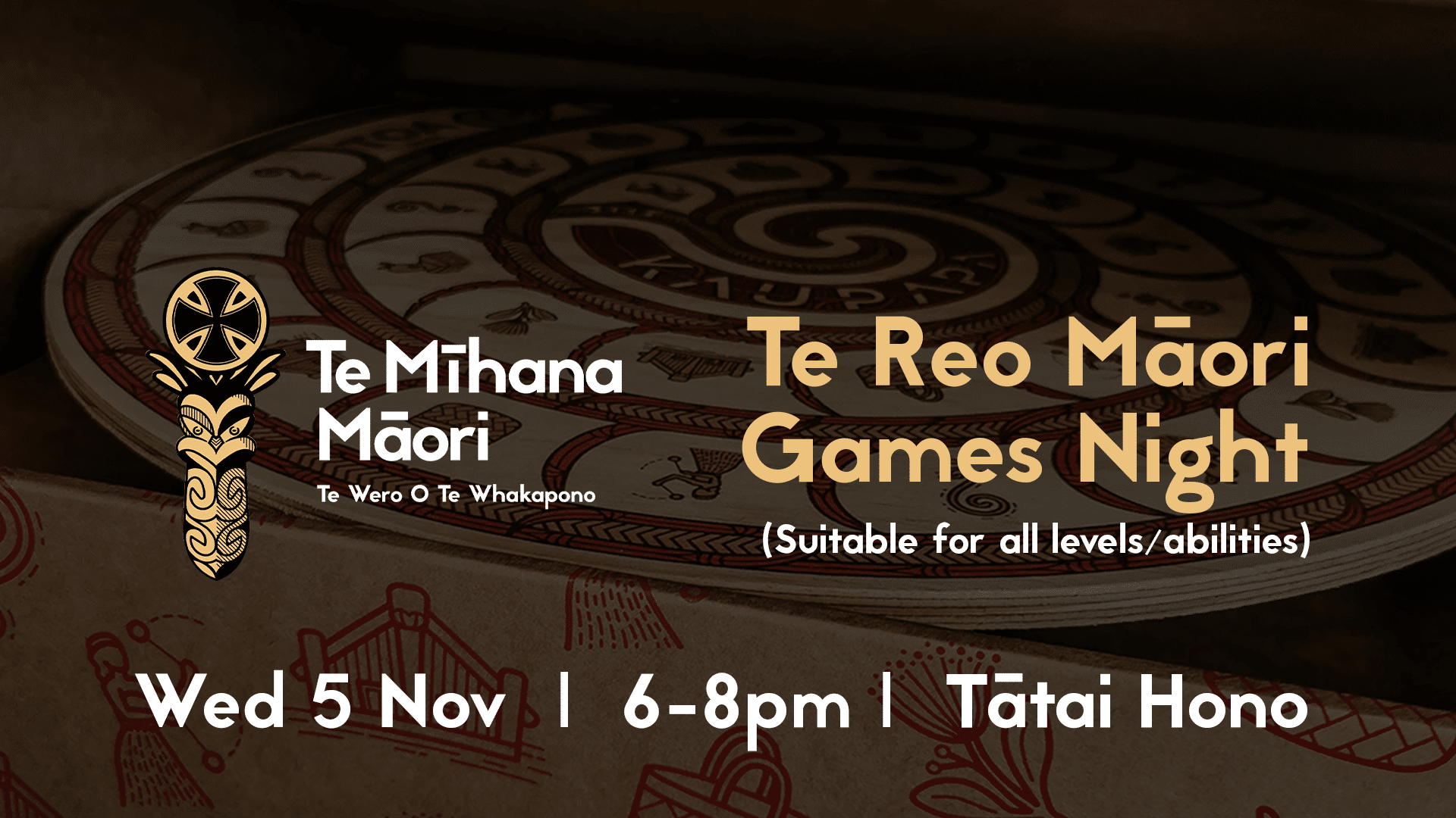 Te Reo Māori Games Night – Nov