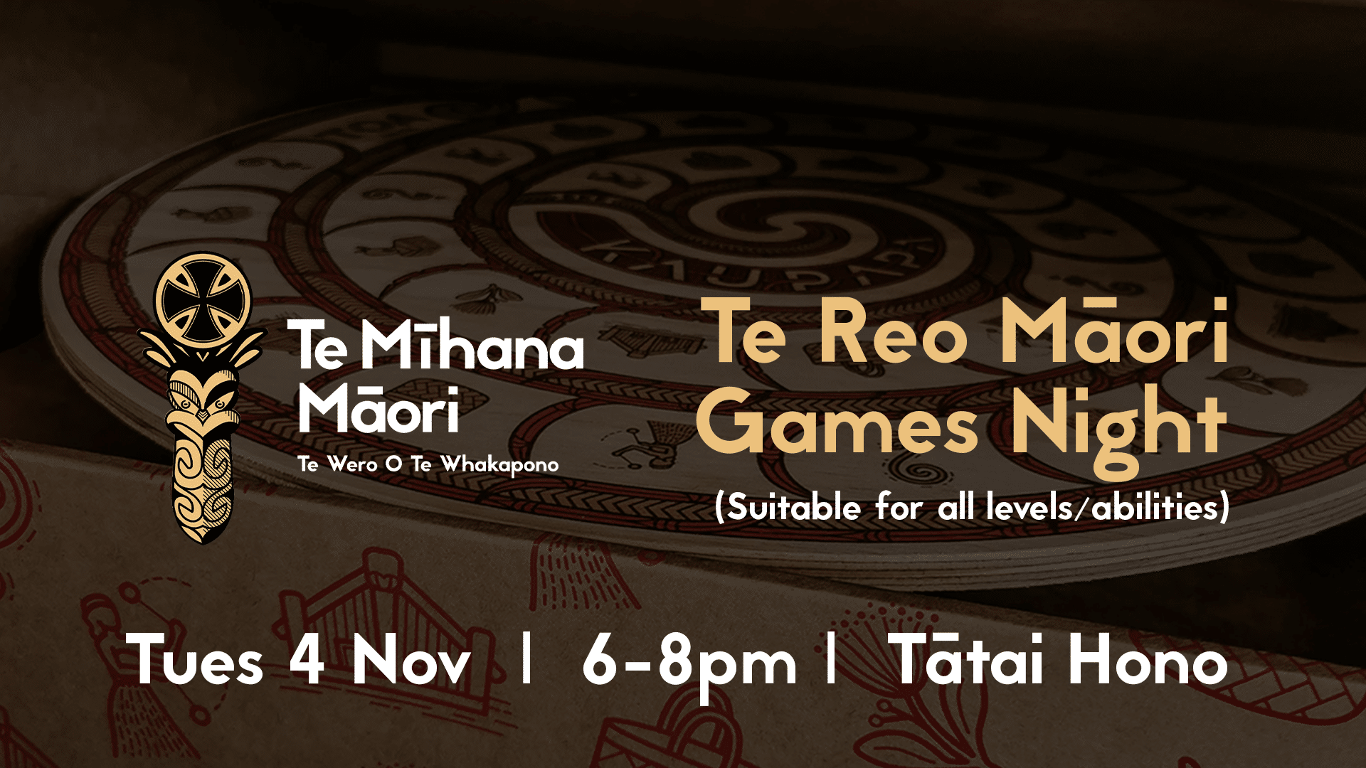 Te Reo Māori Games Night – Nov
