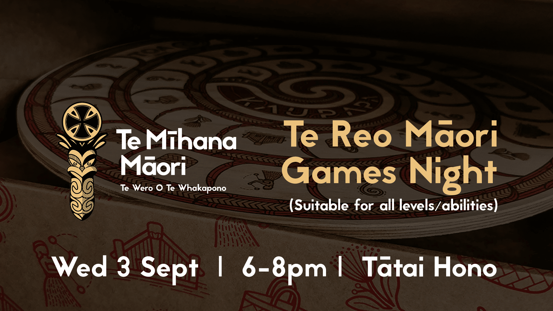 Te Reo Māori Games Night – Sept