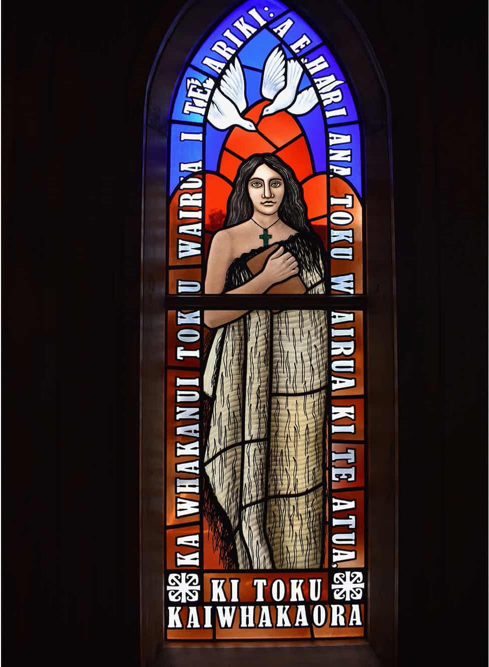 Te Mīhana Māori - The Lady Chapel Window
