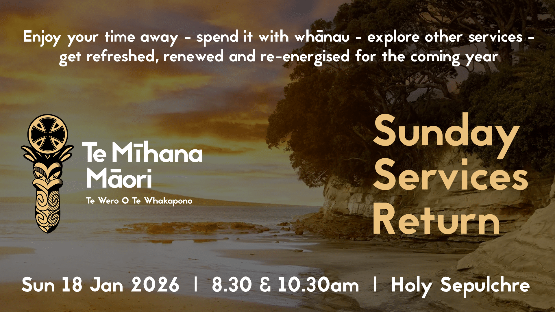 Sunday Services Return – Jan 2026