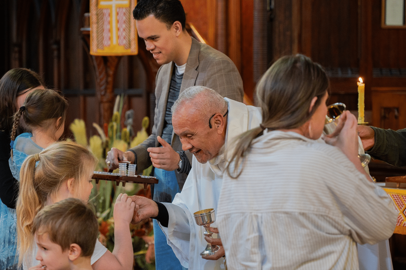 Eucharist communion kaihapa - Te Mīhana Māori